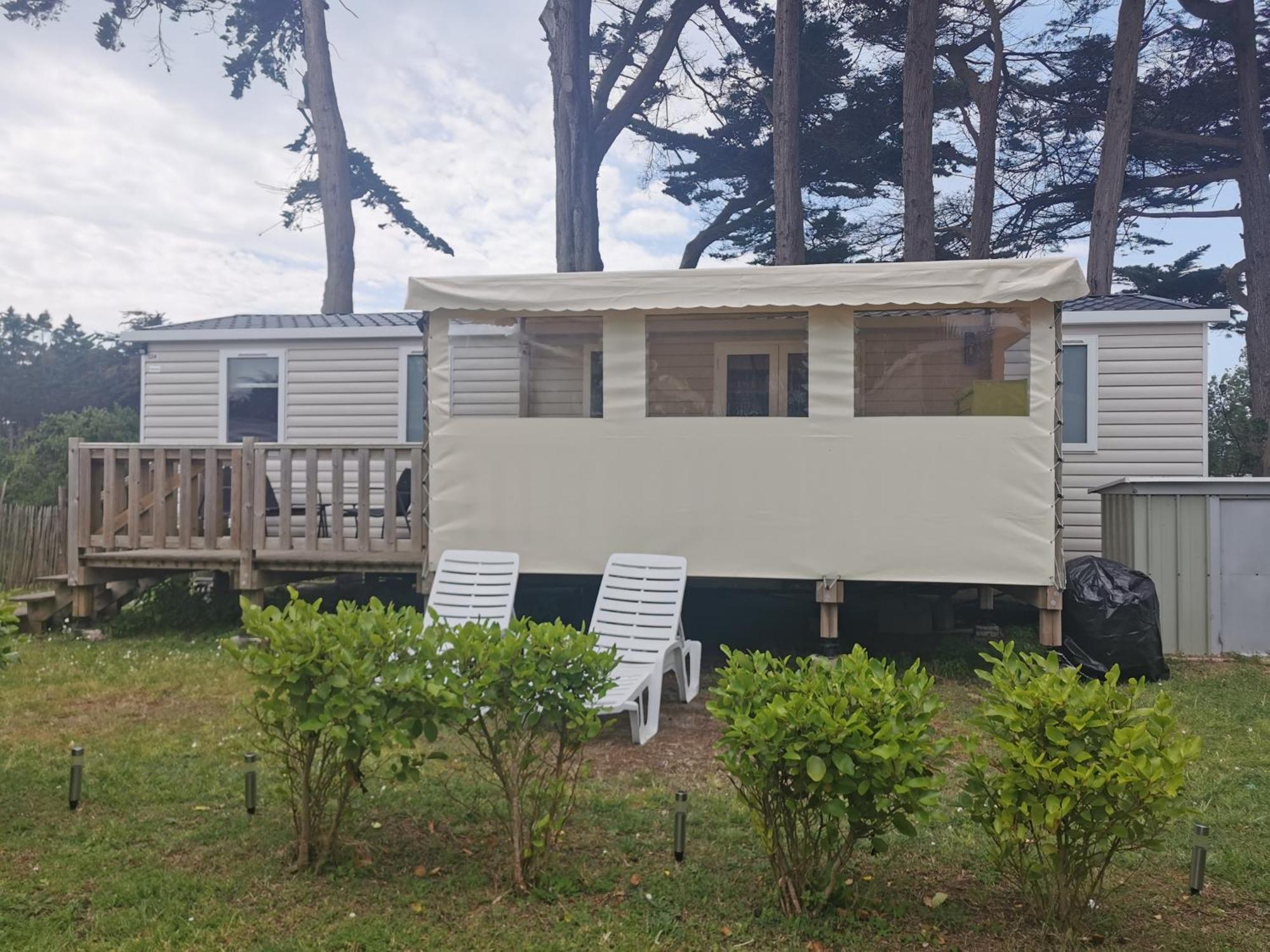 Mobilhome Vue Ocean La Costa Breizha กีเบอรง ภายนอก รูปภาพ